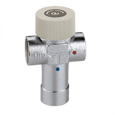 Термостатический смеситель 3/4" 35-60 (защита от ошпарив. и равном. расход ГВ)