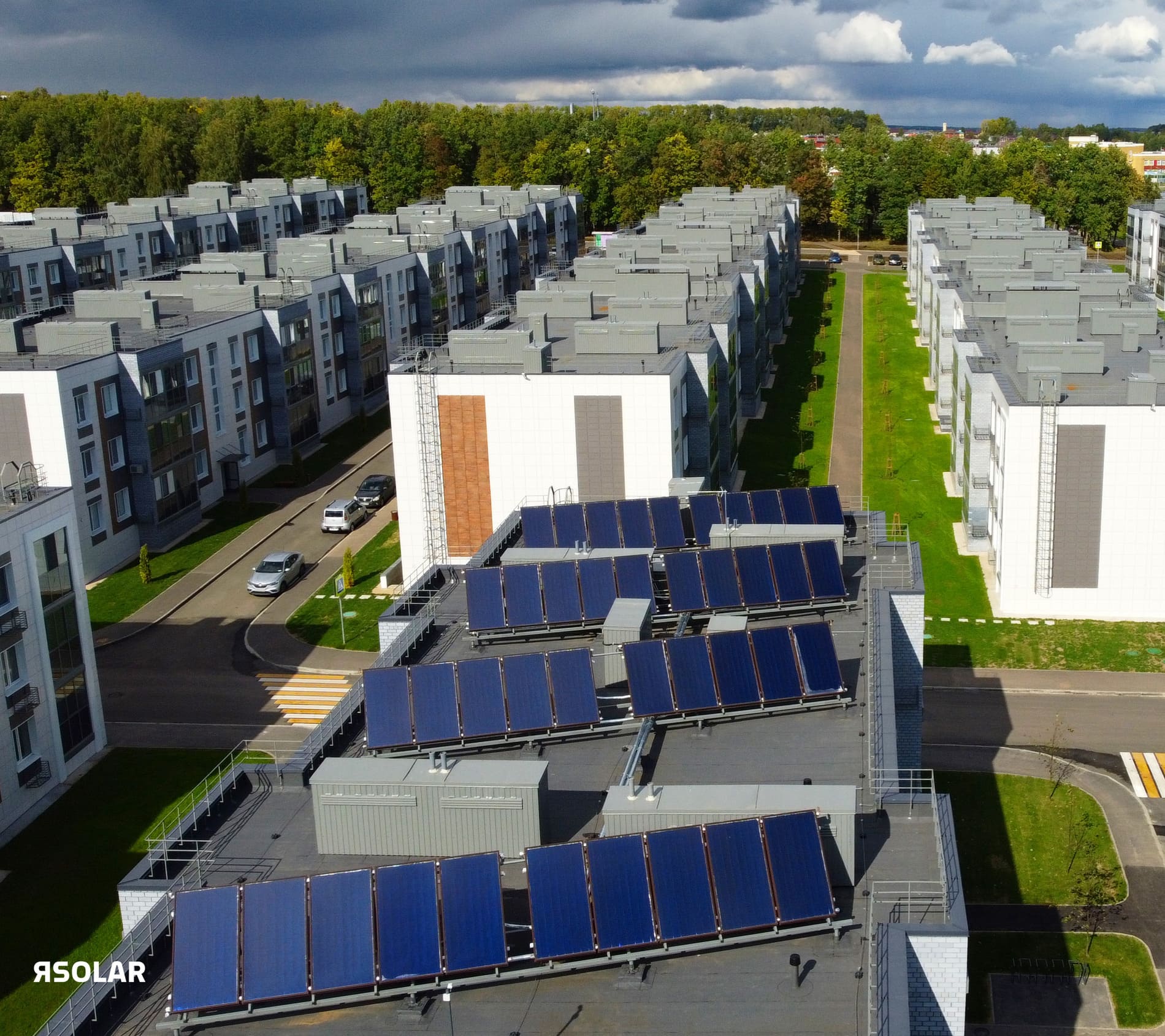 Солнечные коллекторы для горячей воды и отопления в Казани