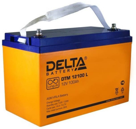 Аккумуляторная батарея Delta DTM L 12-100 (AGM)