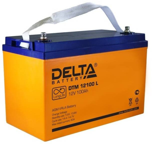Аккумуляторная батарея Delta DTM L 12-100 (AGM)