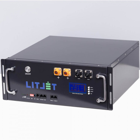 LITJET SMART LiFePO4 аккумулятор тяговый ( rack 19' ) 51,2V 100Ah 5kWh