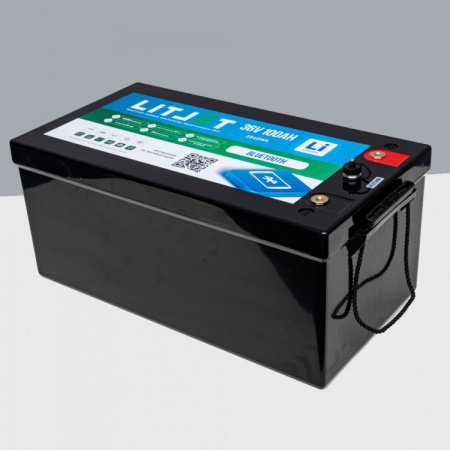 LITJET SMART LiFePO4 аккумулятор тяговый 36V 100Ah 3840Wh w Bluetooth